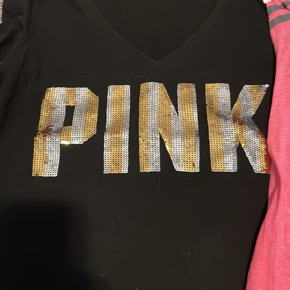 Victoria’s Secret pink XS bundle shirts - Picture 2 of 4